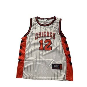 Chicago Bulls Ayo Dosunmu #12 Kick10 Tank Top Jersey Men's Large Basketball Red